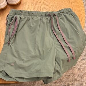 Men’s Large Fabletics Green Athletic Shorts